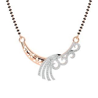 Florian Round Diamond Mangalsutra